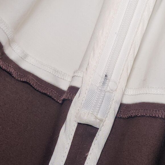 Kate Spade Women’s Pleated Midi Skirt Brown Black Size 6 Side Zip Classic NWT - Picture 11 of 16